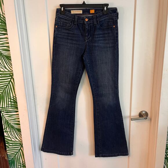 Anthropologie Pilcro and the Letterpress Blue Mid-Rise Flare Jeans Size 28 - Picture 2 of 8